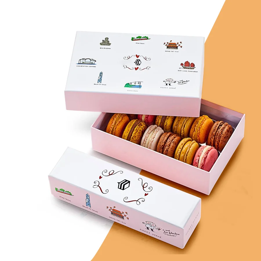 2 Piece Macaron Box 