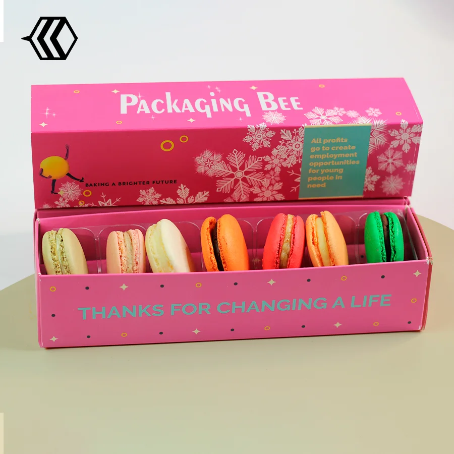 Christmas Macaron Boxes 