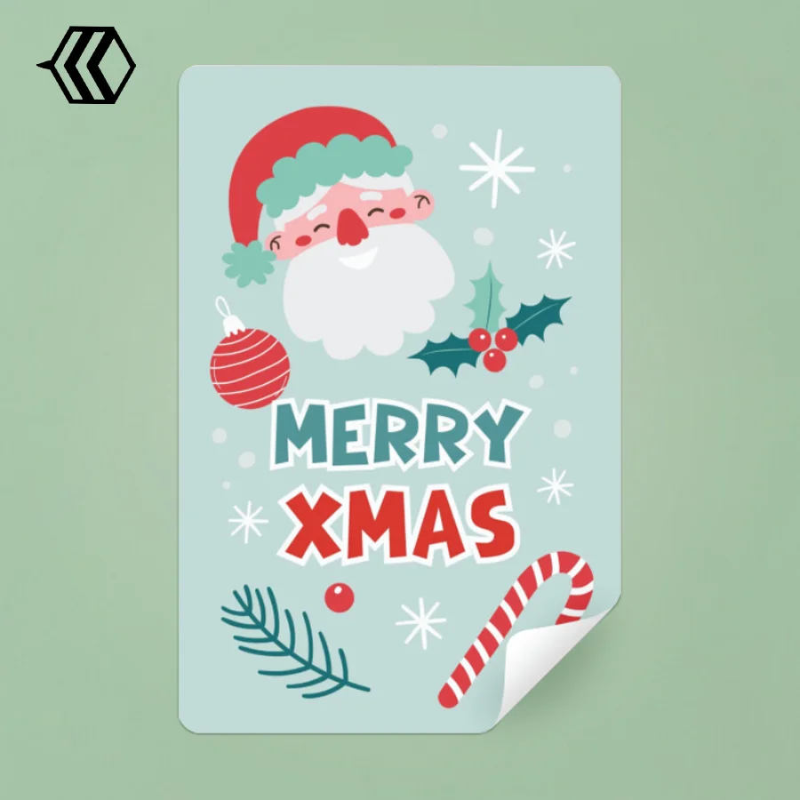 Christmas Sticker Cards 