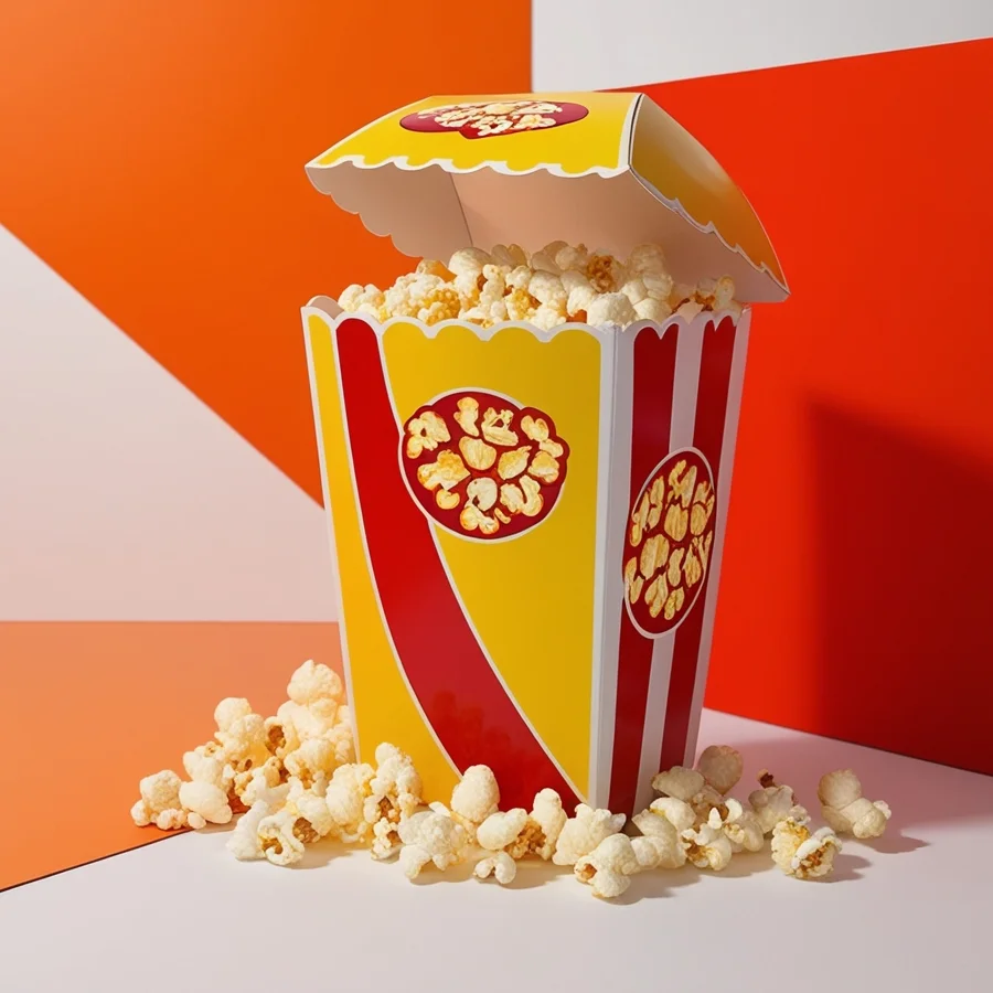 Popcorn Boxes With Lids | PackagingBee AU