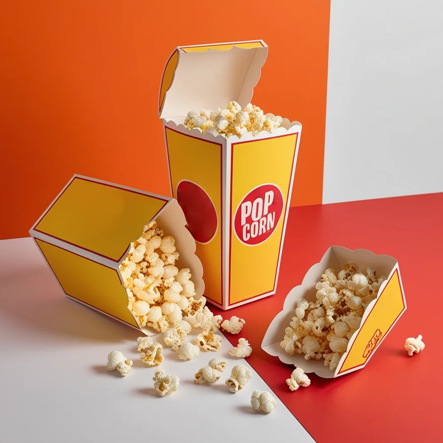 Popcorn Boxes With Lids 