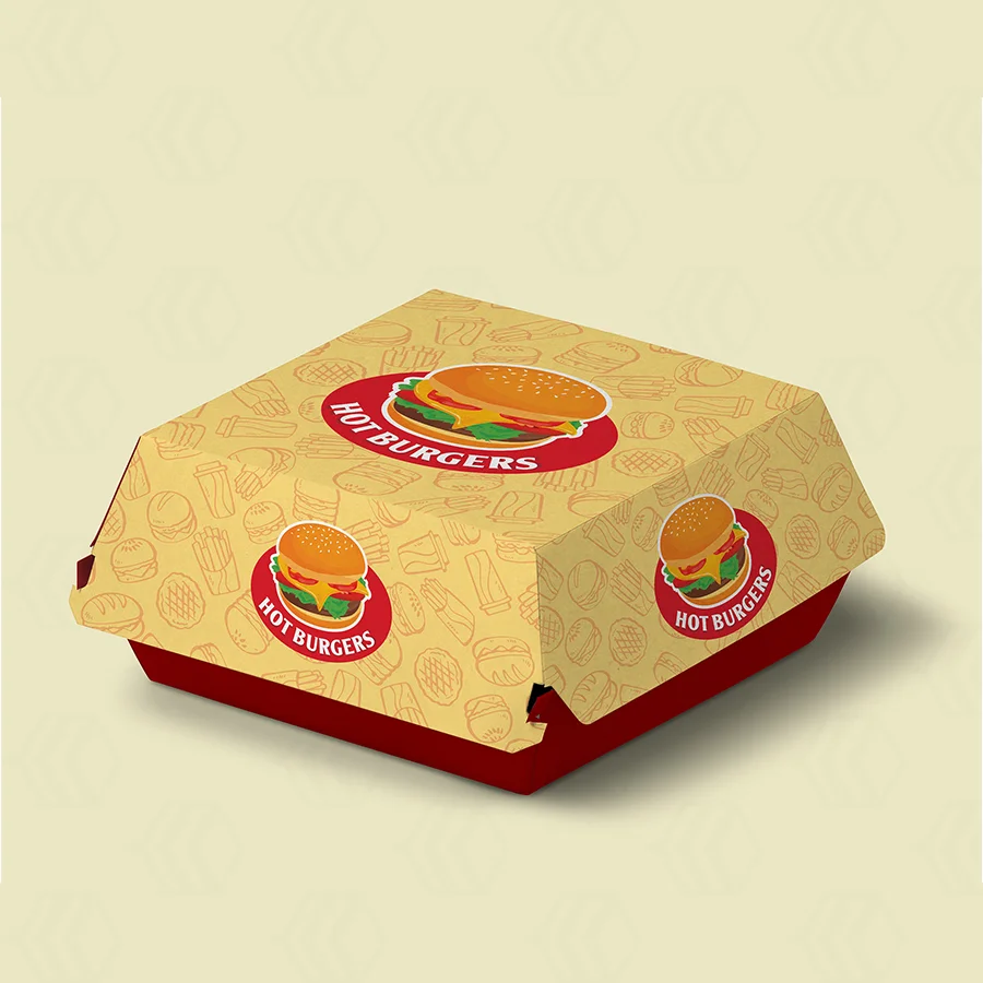 Personalised Burger Boxes 