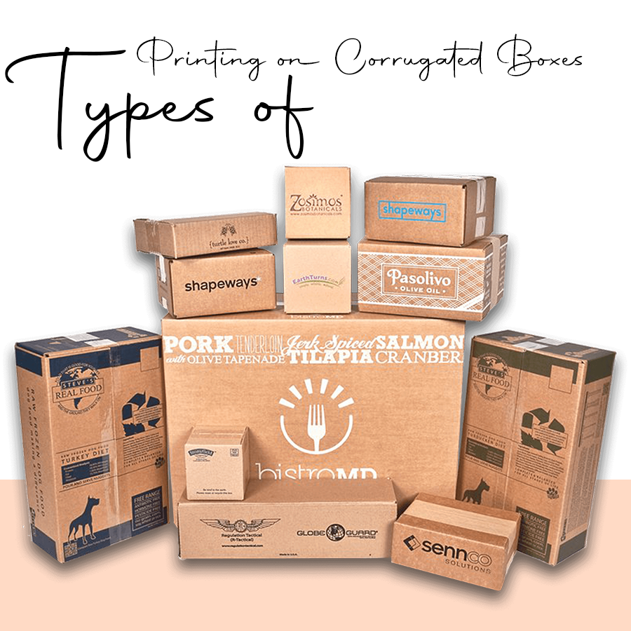 Types of Printing on Corrugated Boxes