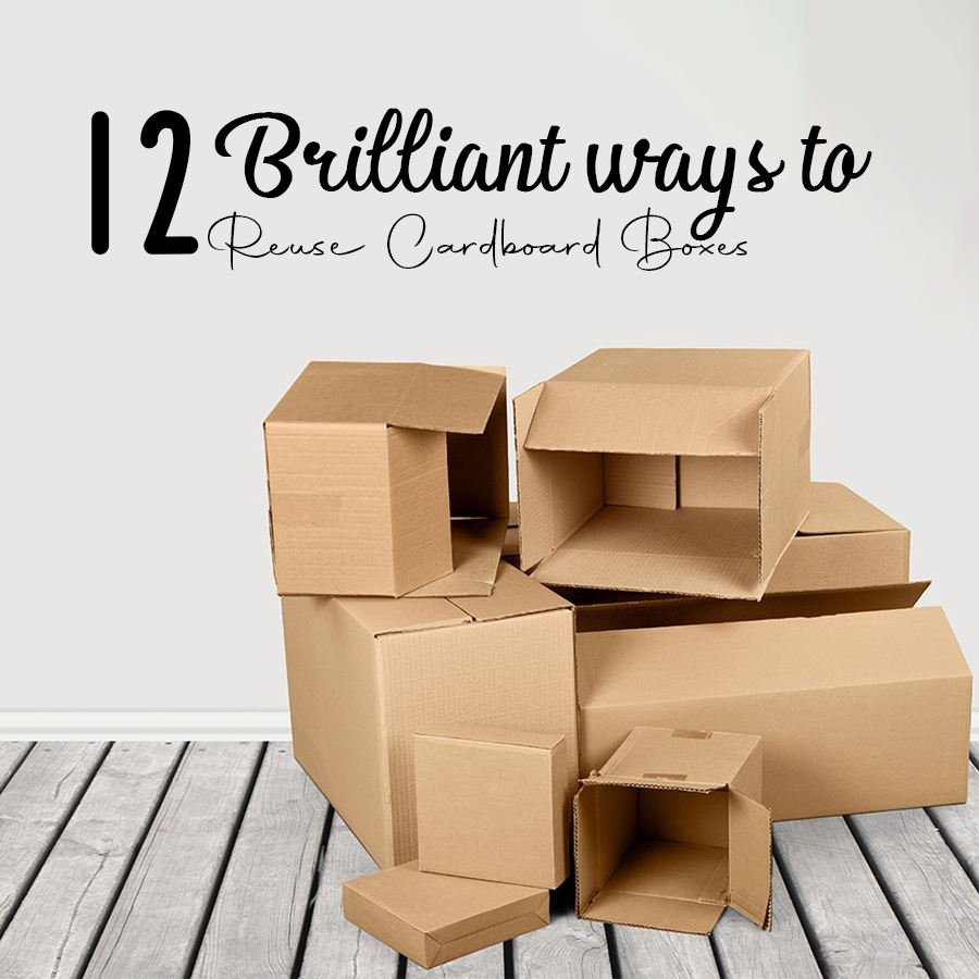 12 brilliant ways to reuse cardboard boxes