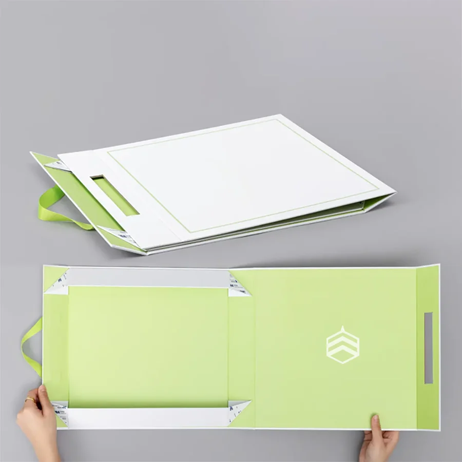 collapsible rigid box template