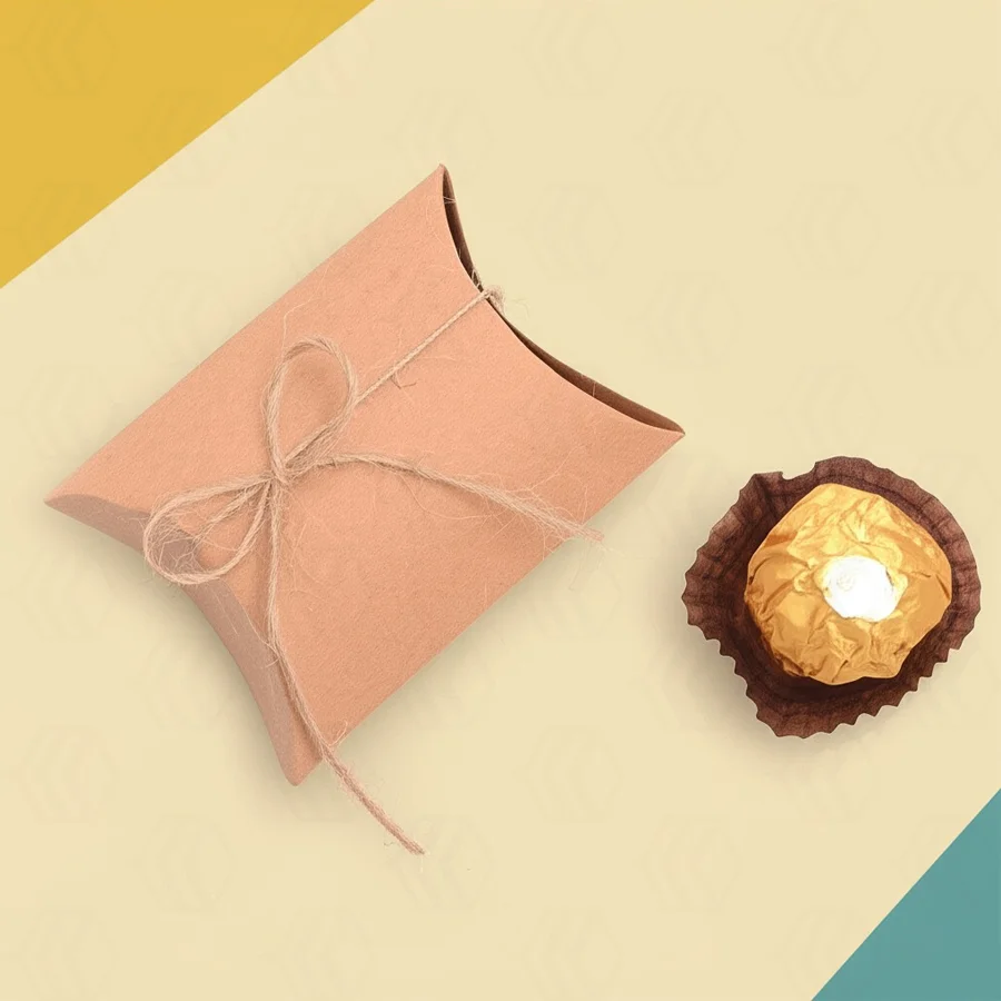 custom kraft pillow boxes