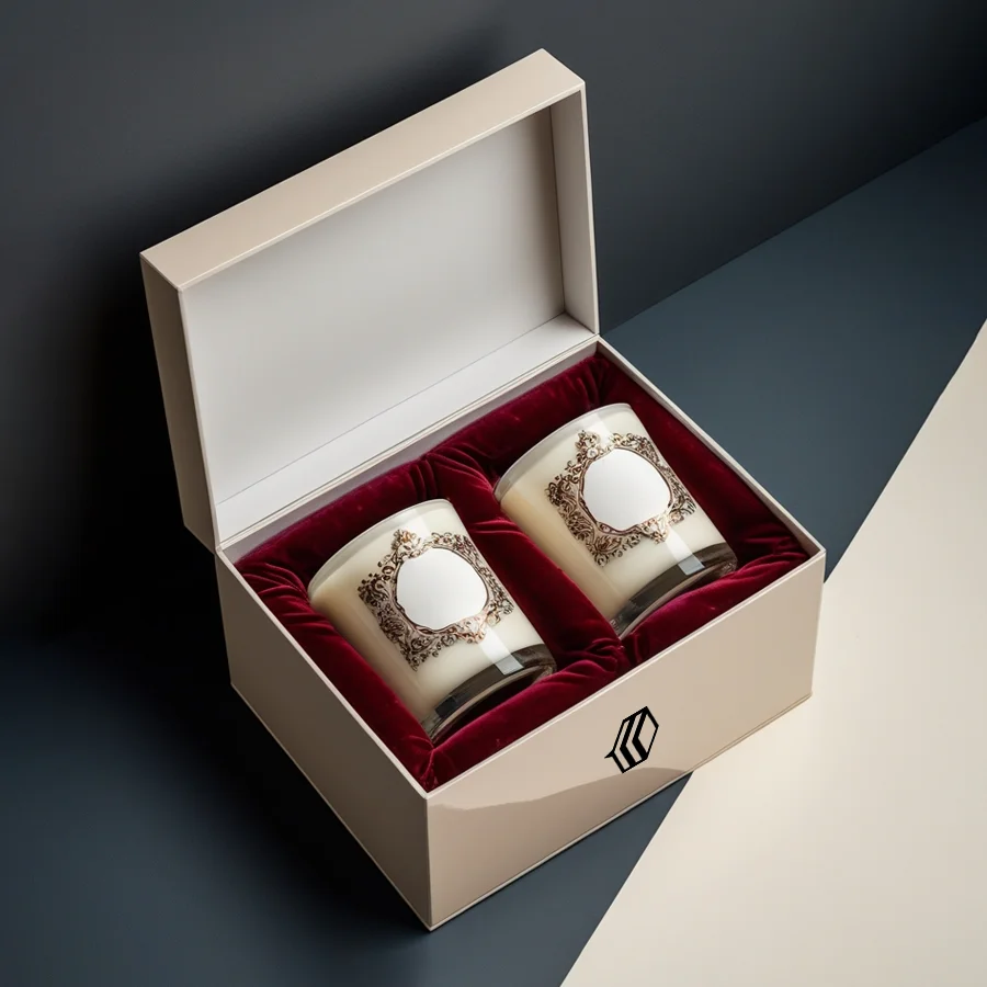 large candle gift box