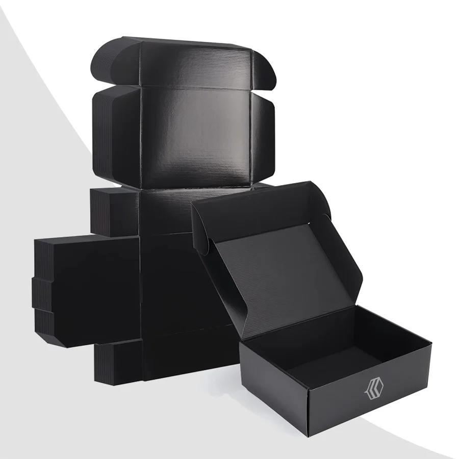 Black mailer boxes wholesale