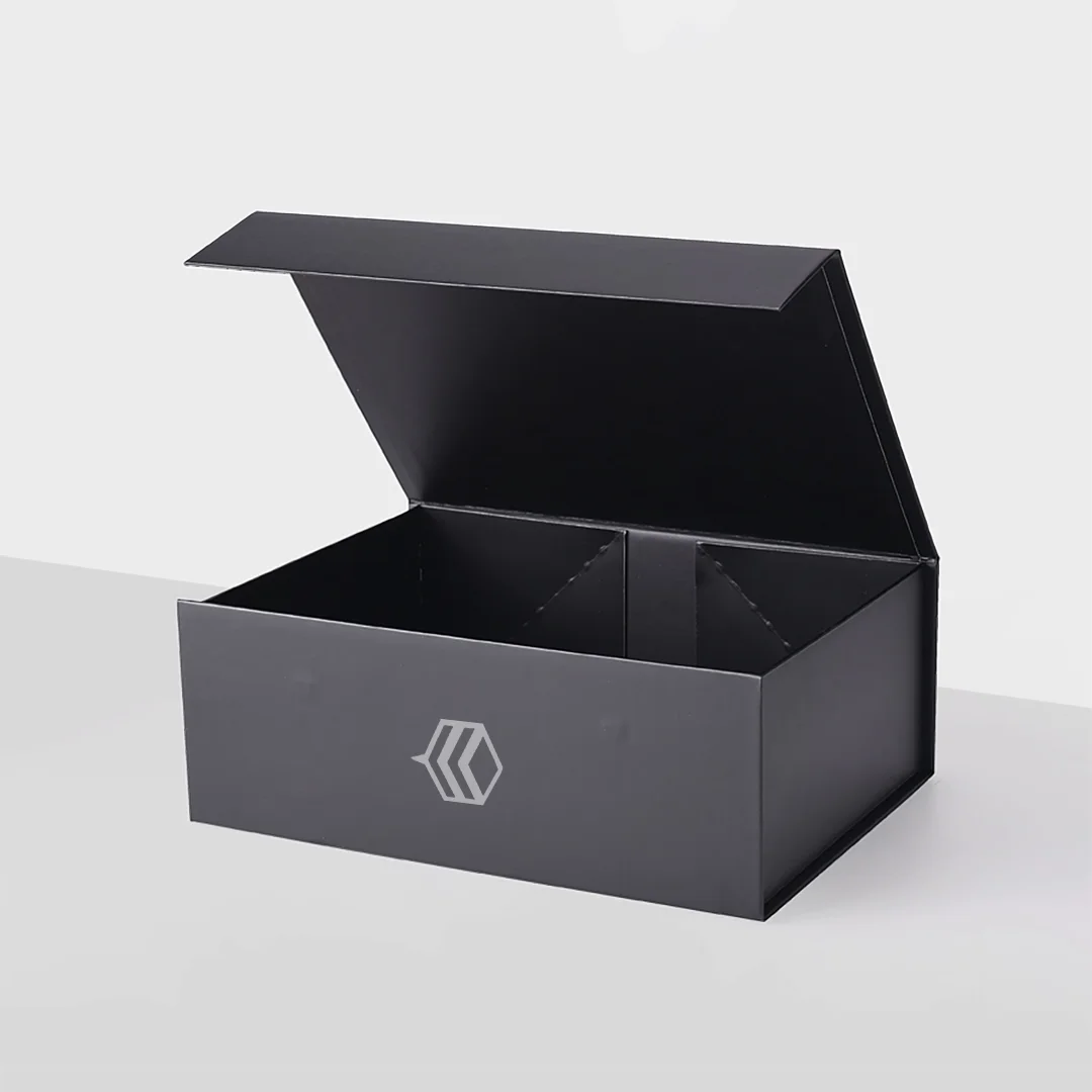black Foldable Rigid Boxes