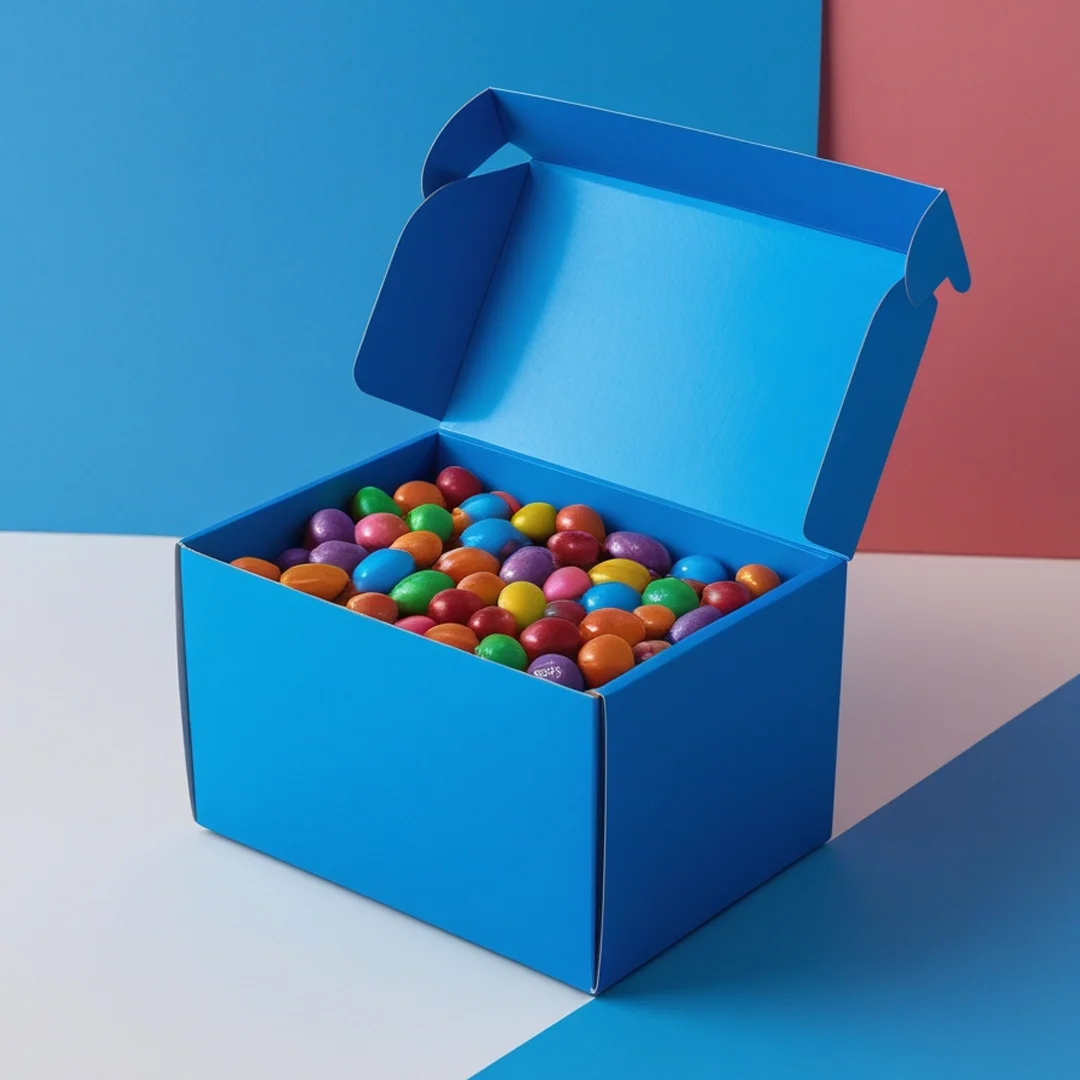 blue box candy