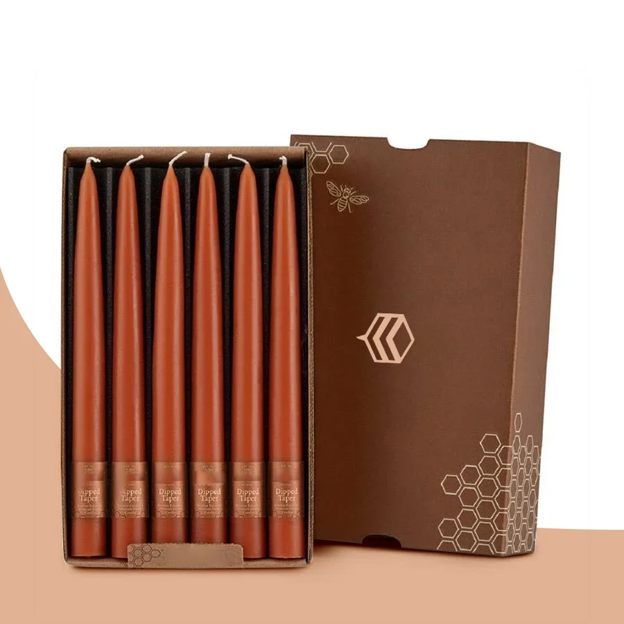 box of taper candles
