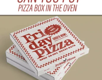 can you put pizza box in the oven