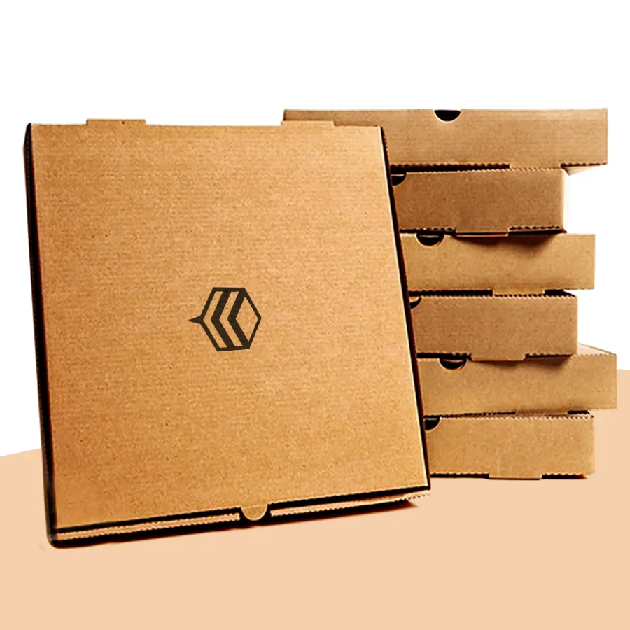10 inch brown pizza boxes