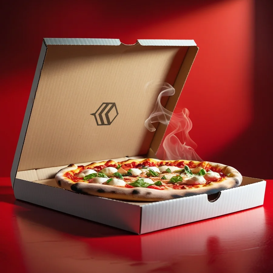 10 inch white pizza boxes