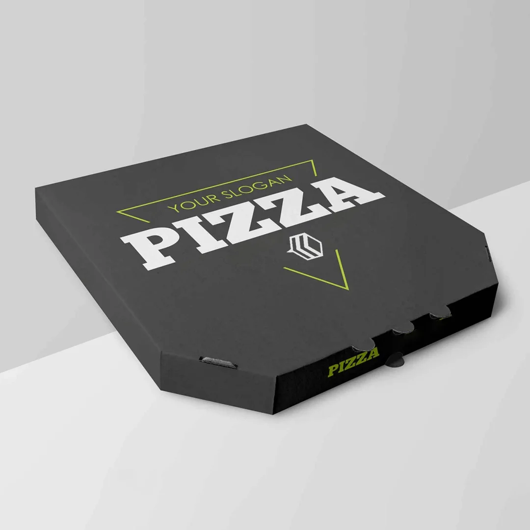 Black Pizza Box 