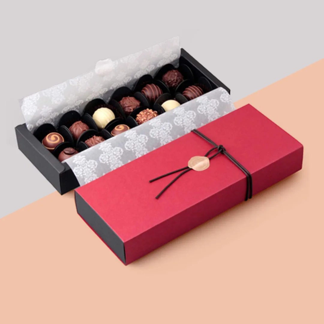 Black Rigid Chocolate Boxes