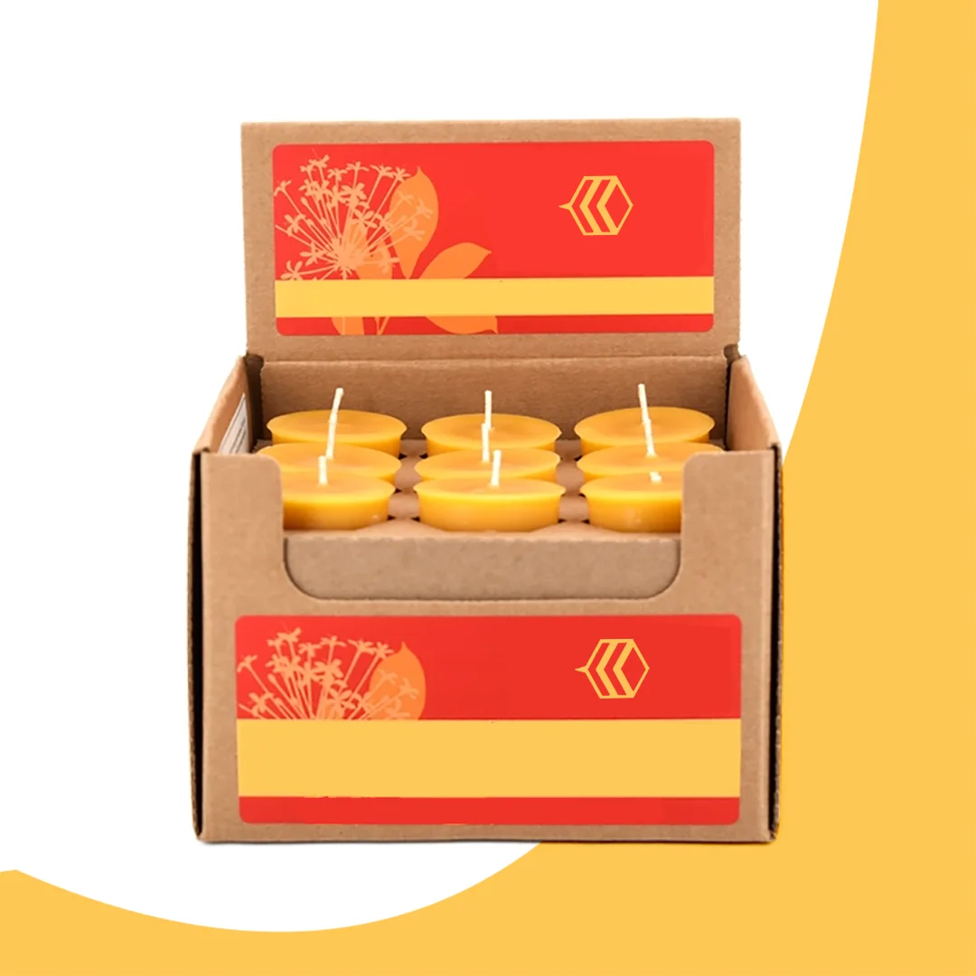 Yellow Display Candle Boxes