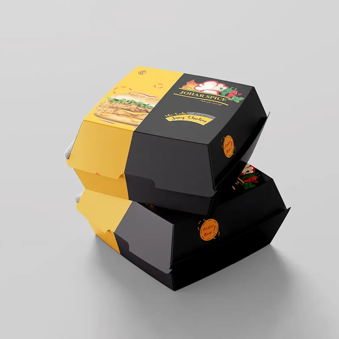 Zinger crunch burger box