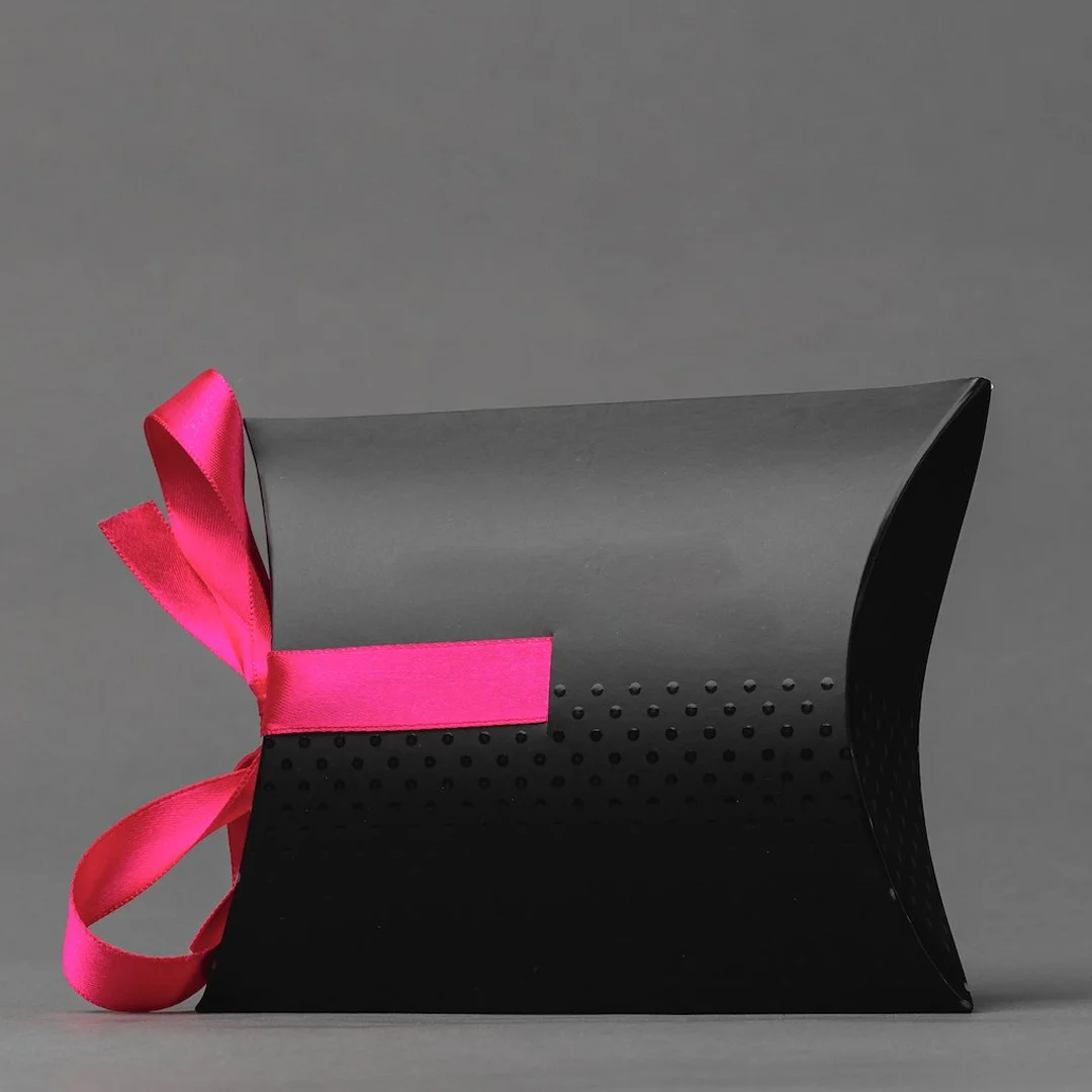black Pillow Gift Box