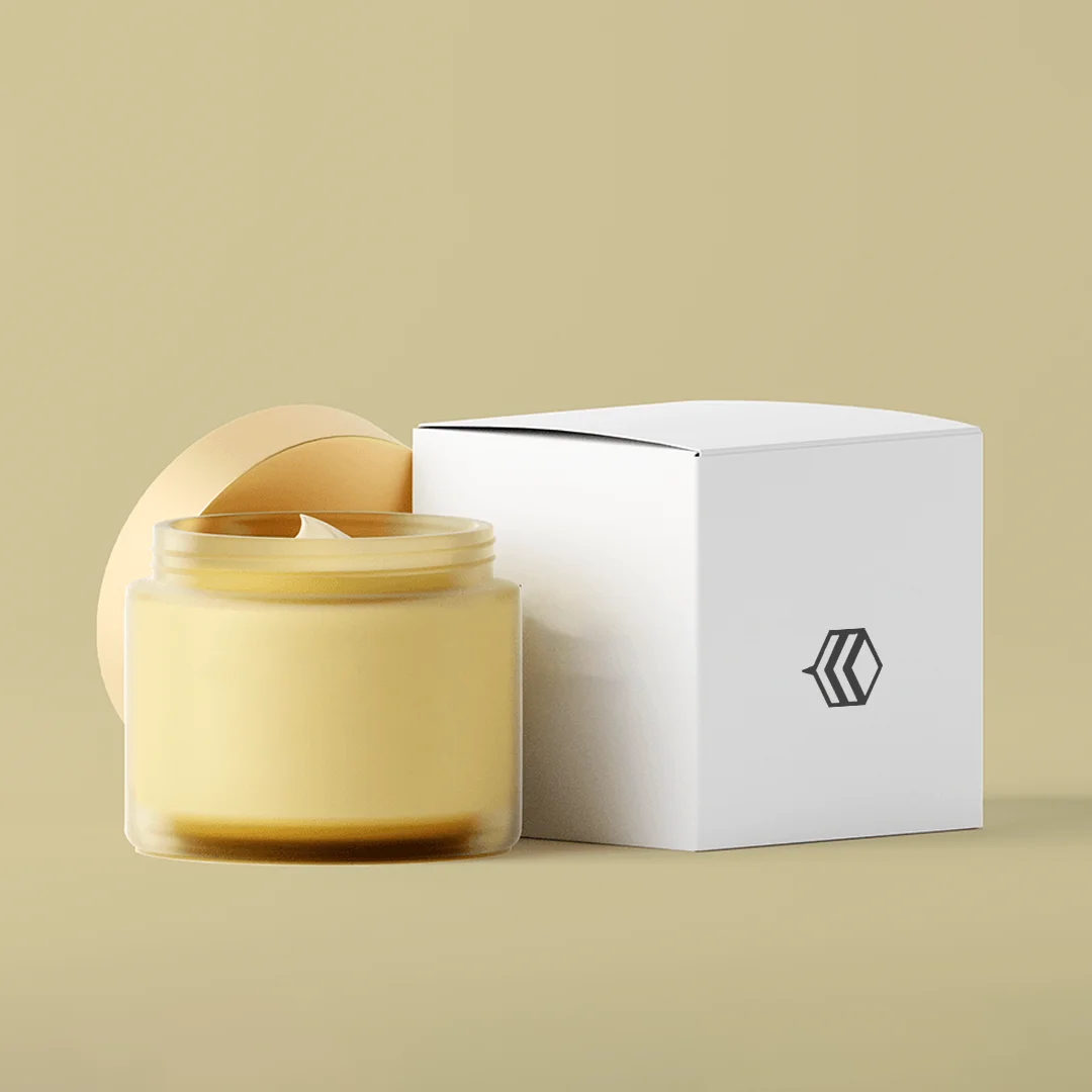 cream gift box