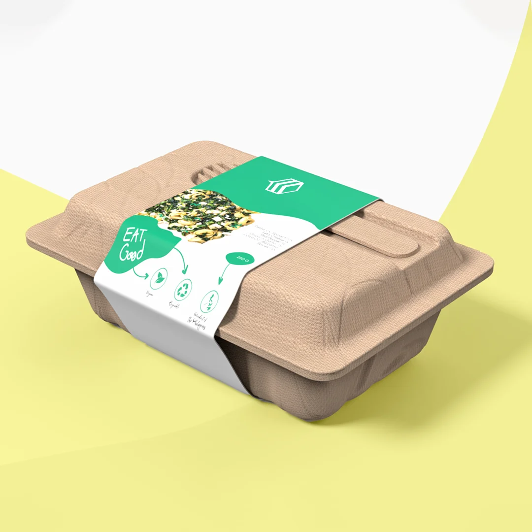 food sleeve packaging template