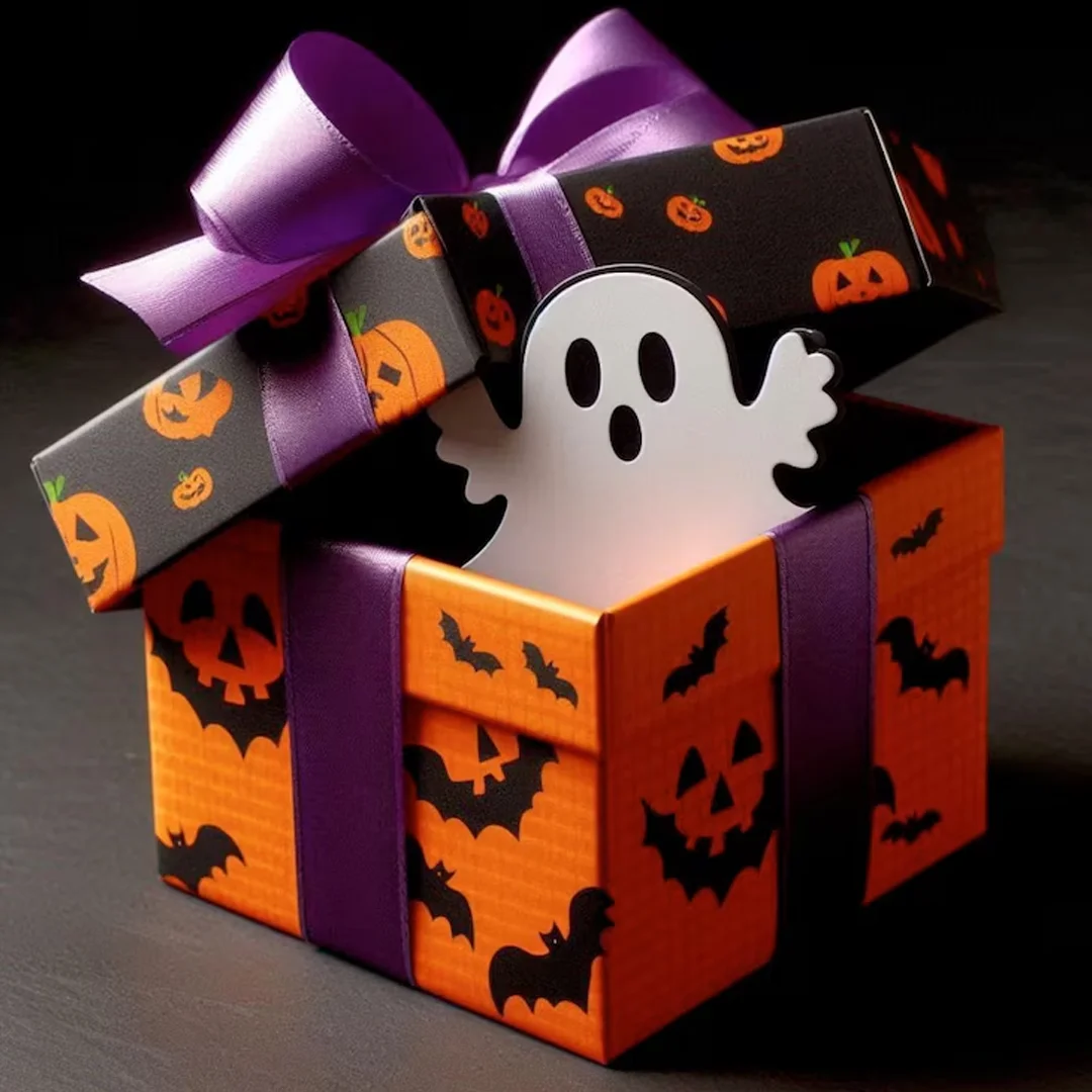 mystery boxes for Halloween
