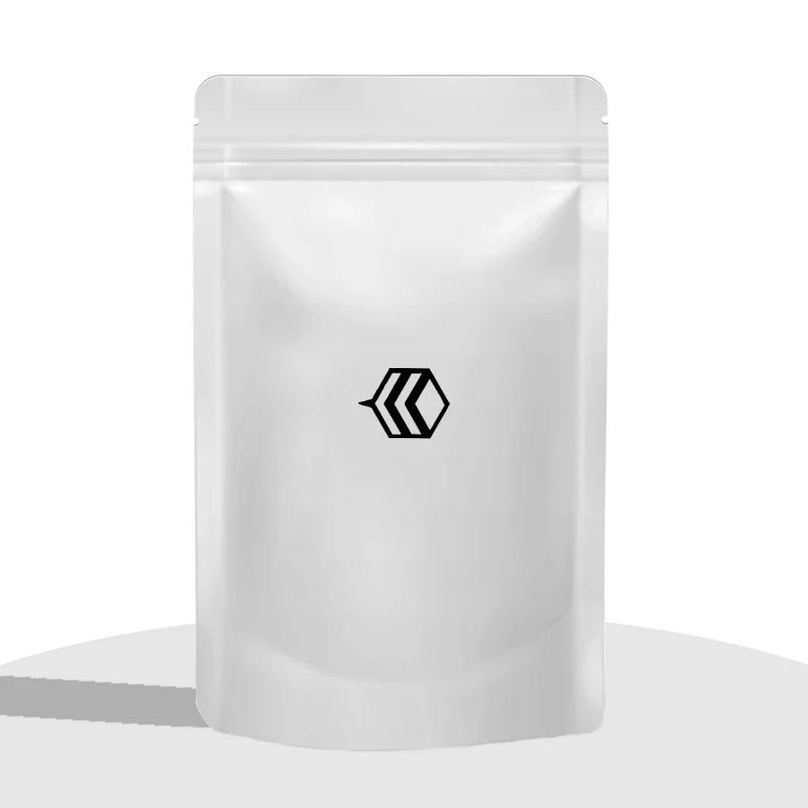 White Mylar Bags 