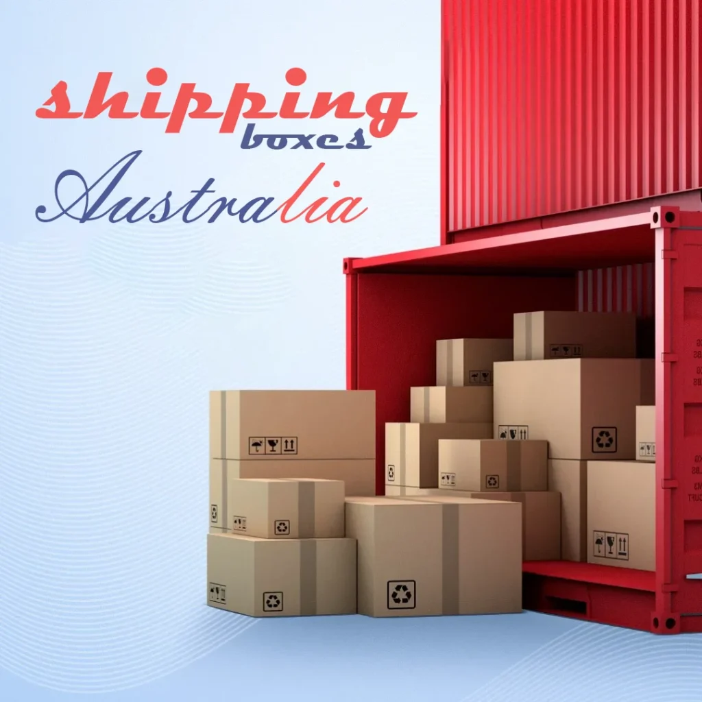 black shipping boxes to australia