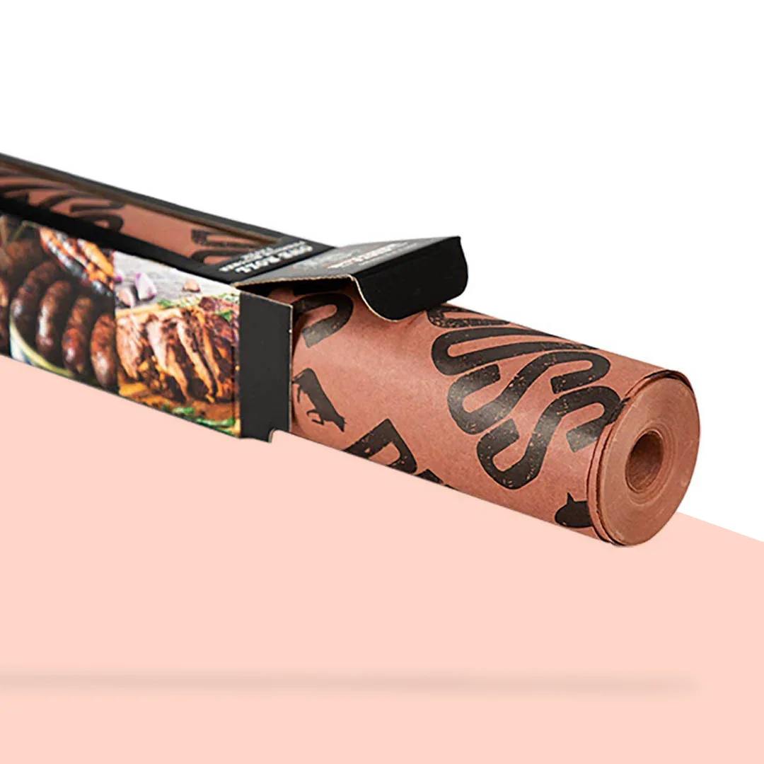 brown butcher paper roll