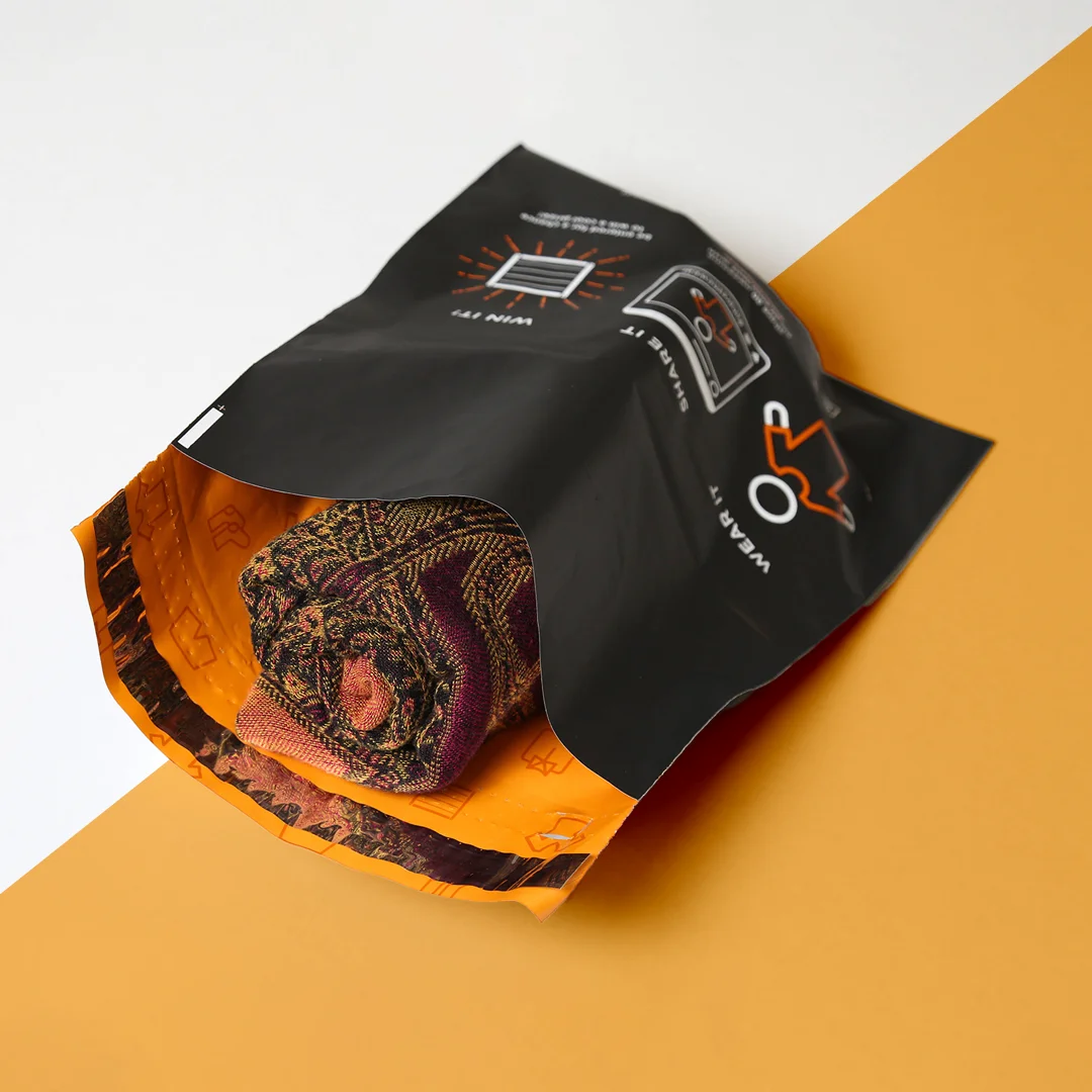 custom black poly mailers