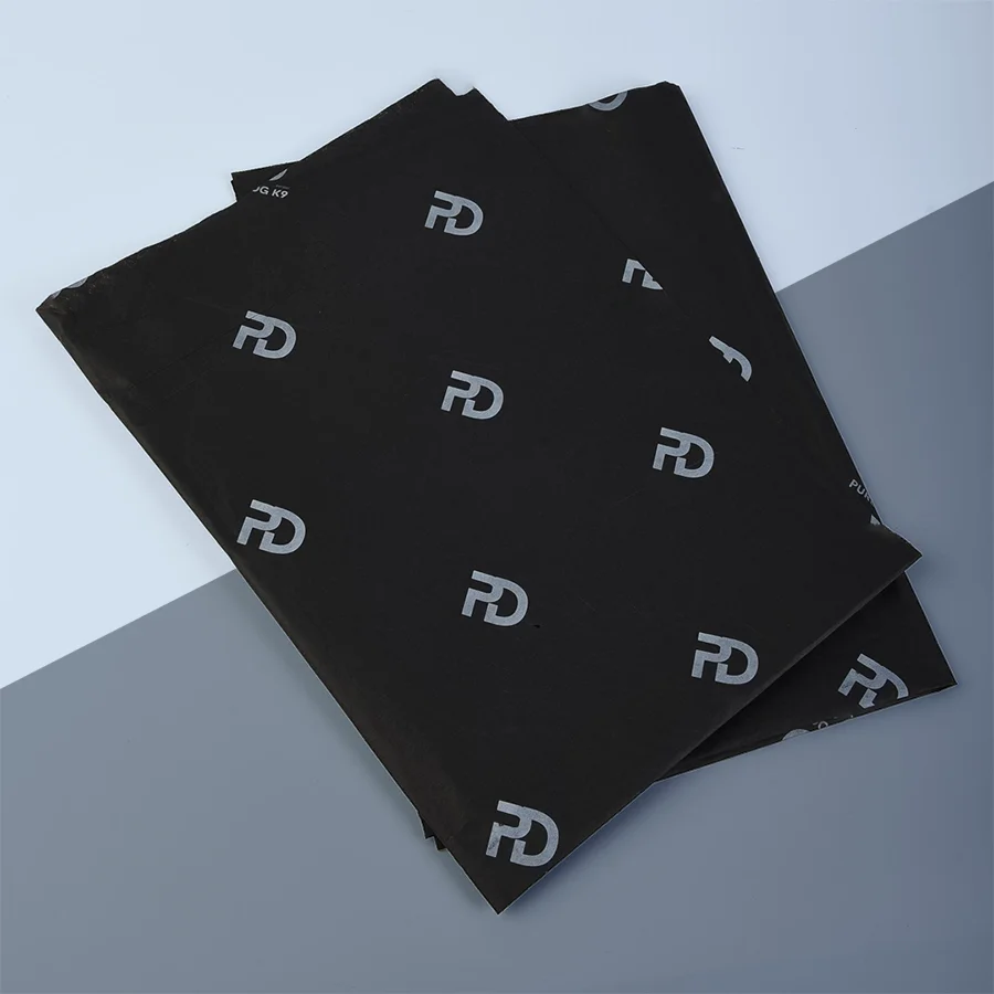custom black tissue paper