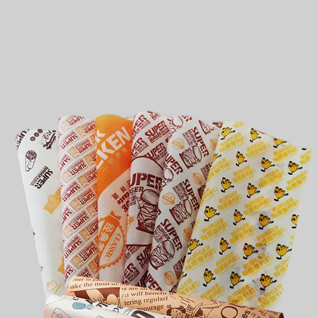 custom printed greaseproof paper