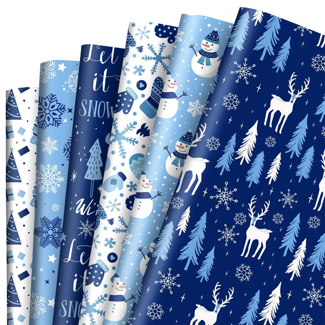 personalised christmas wrapping paper ideas