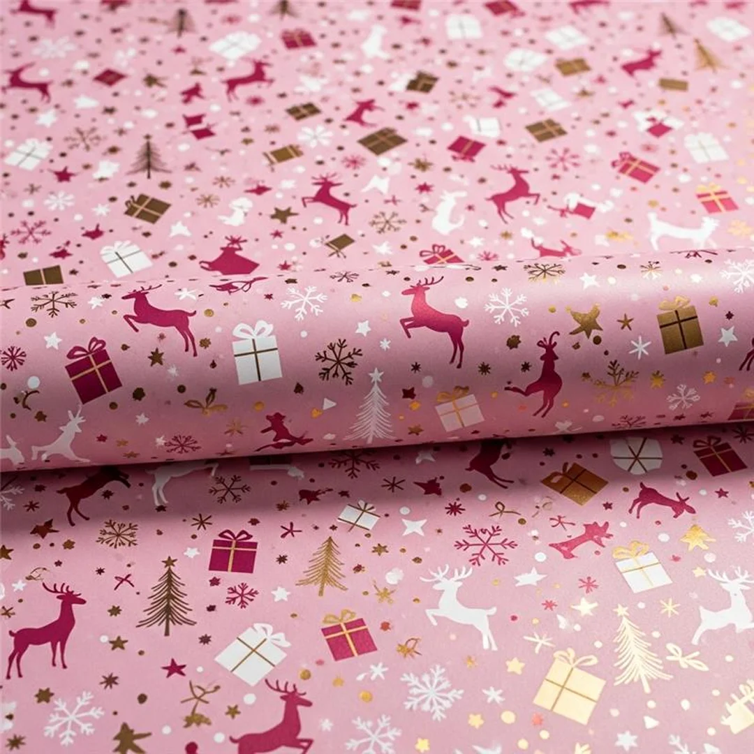 pink christmas paper australia