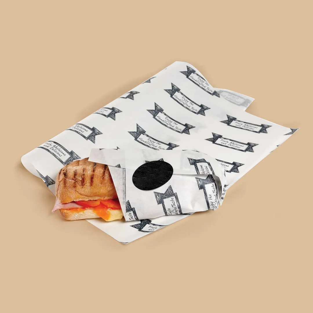 printed sandwich wrapping paper