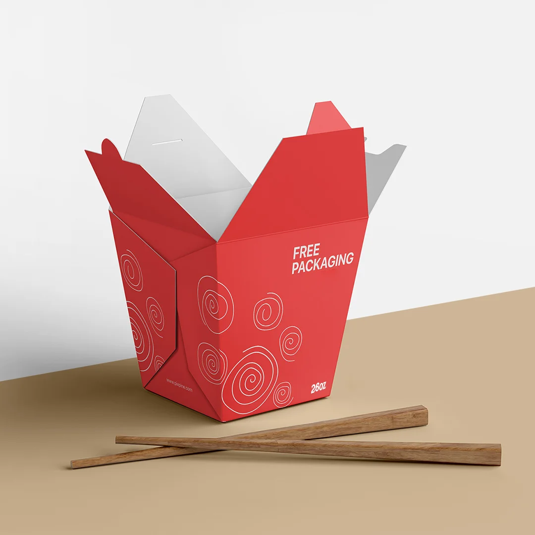 26oz noodle box printed