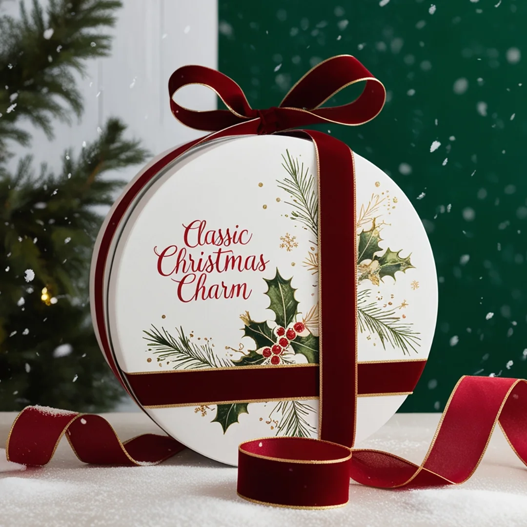 best christmas round boxes
