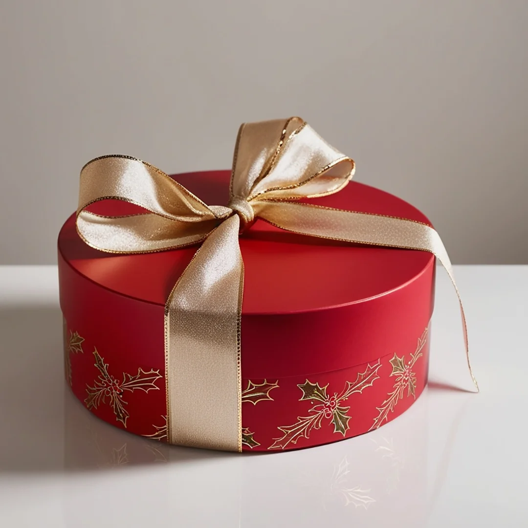 christmas round boxes design