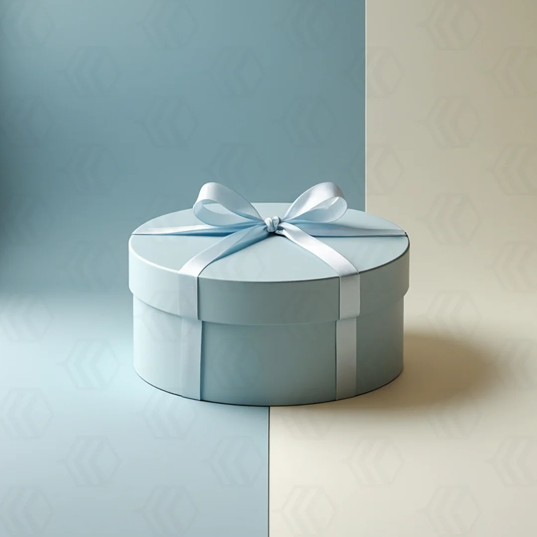 round gift boxes design