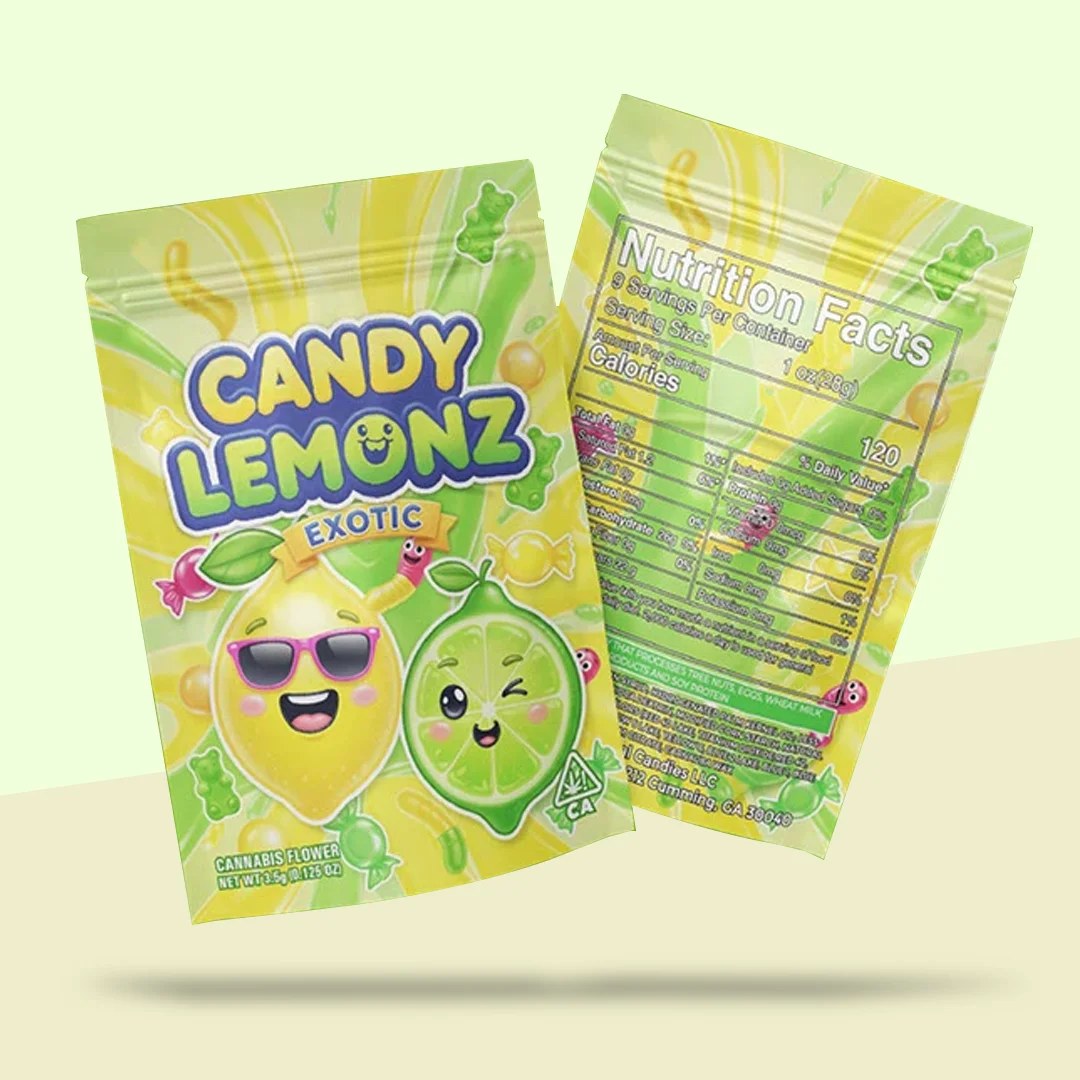 Edible Mylar Bags printed