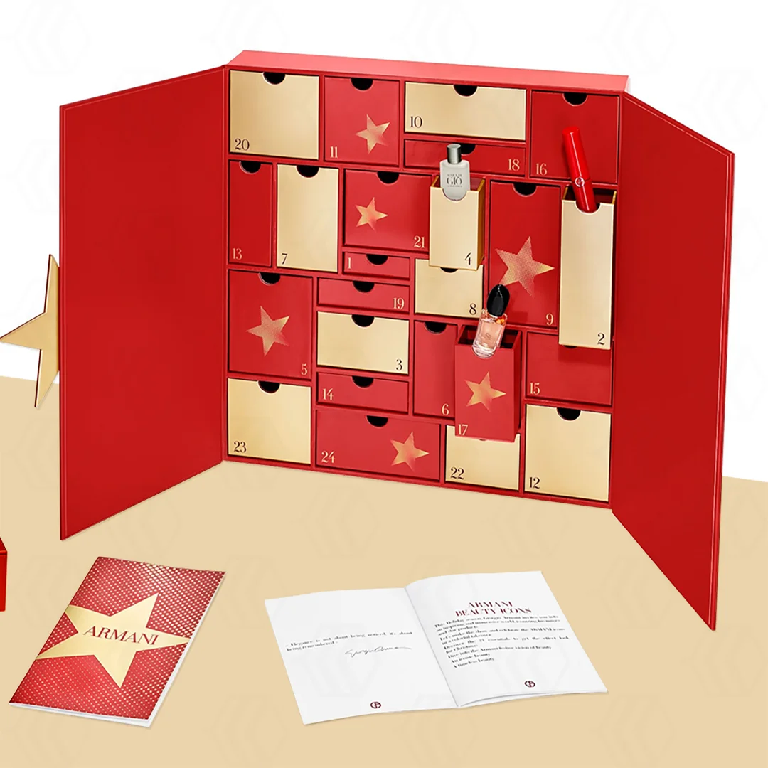christmas advent calendar boxes printed