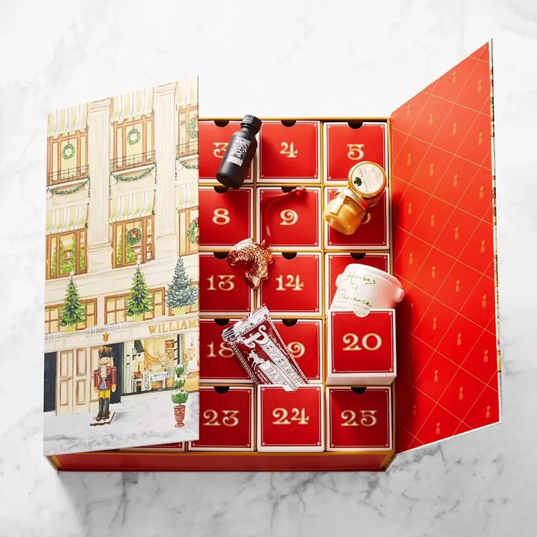 personalised advent calendar box