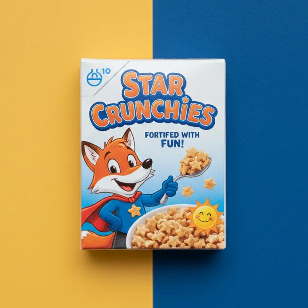 small cereal boxes printed