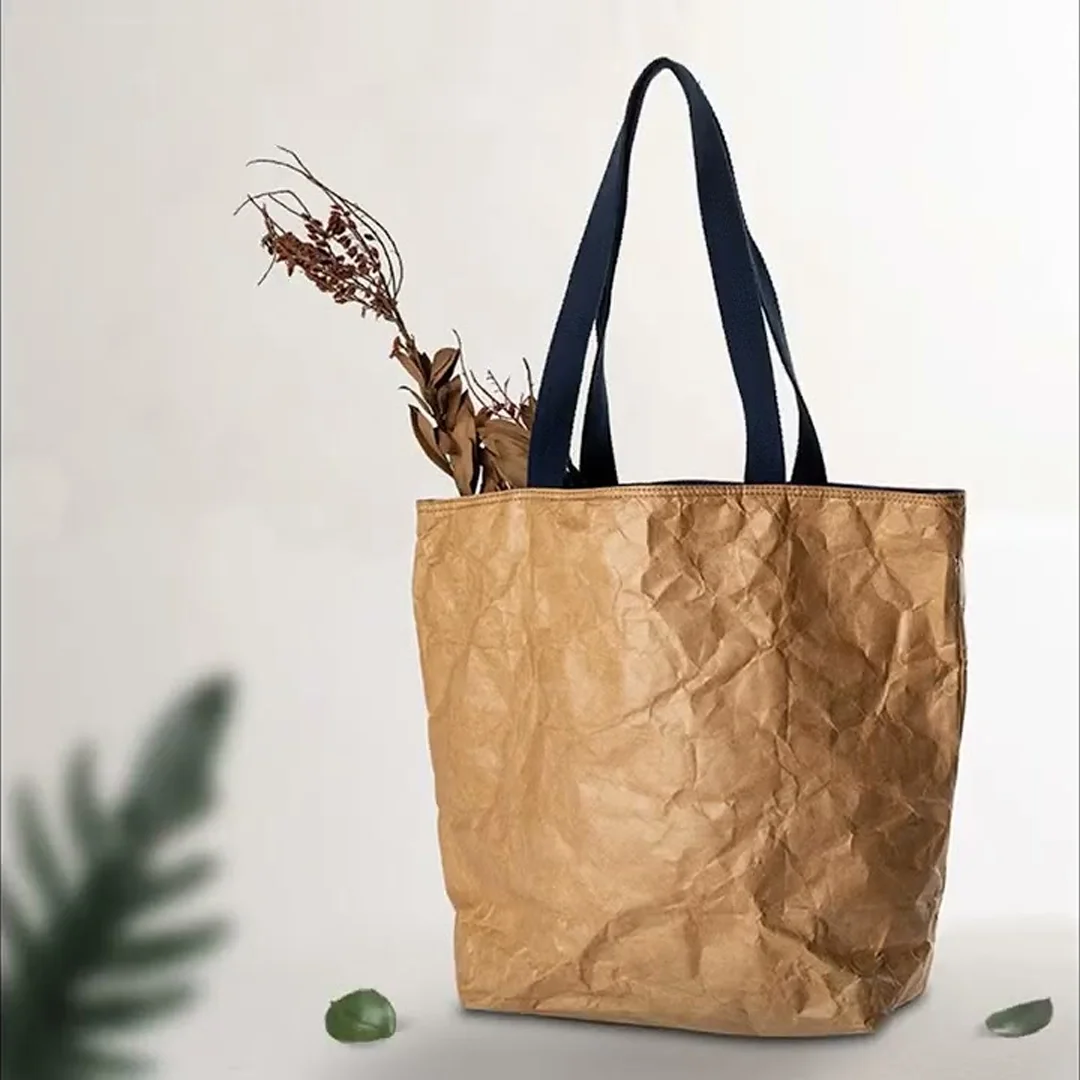 Kraft paper tote bag 