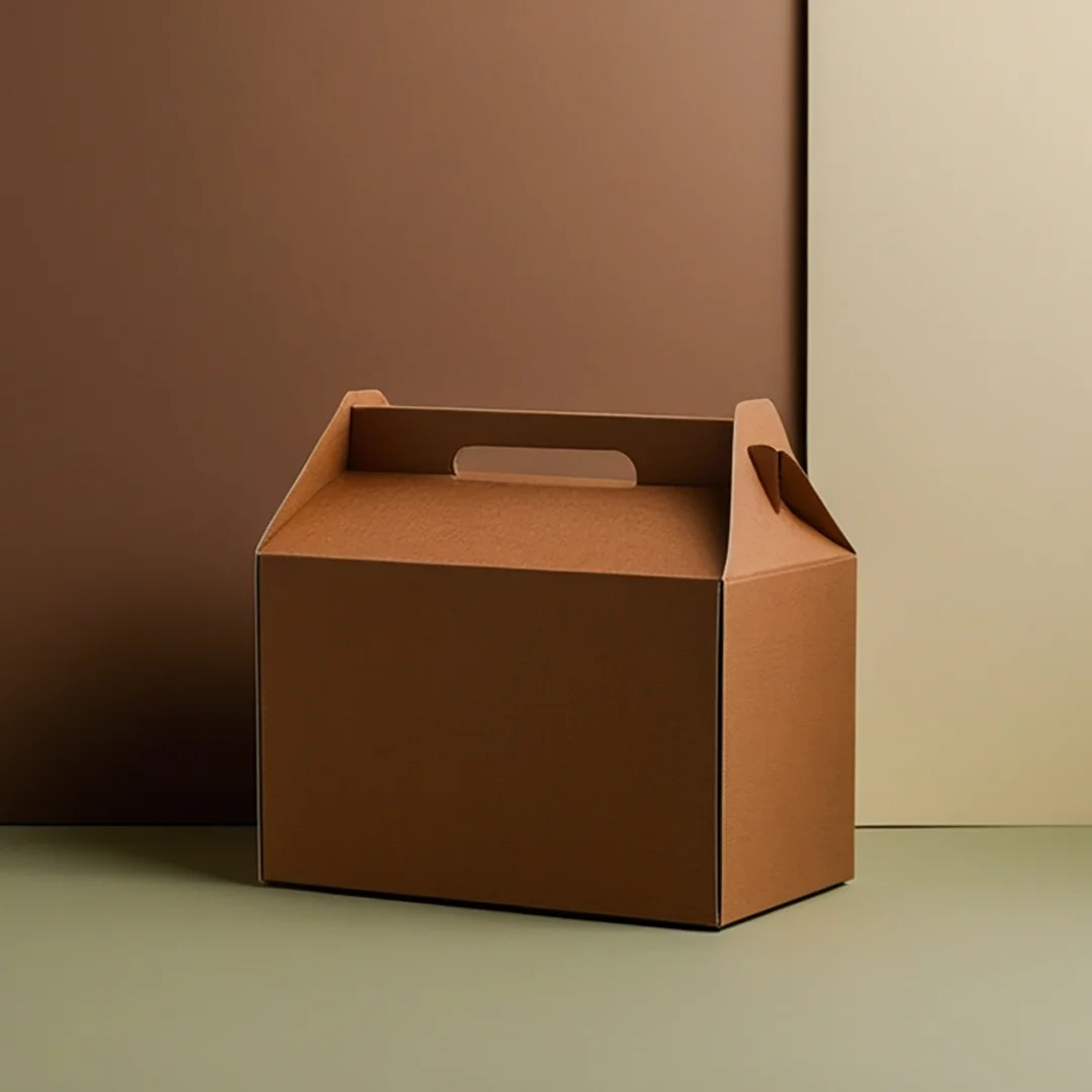 custom kraft gable box