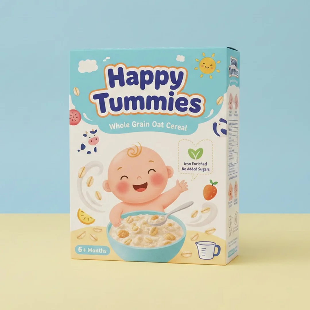 Baby Cereal Box