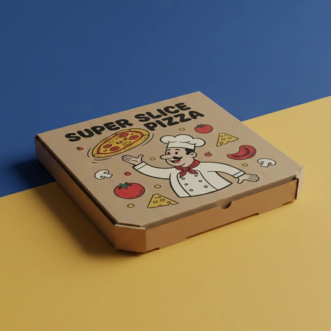 cardboard pizza boxes