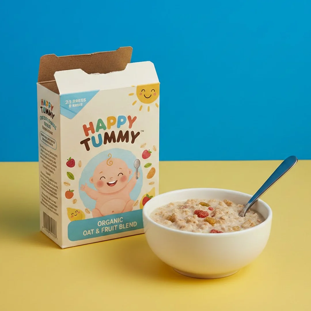 custom Baby Cereal Box