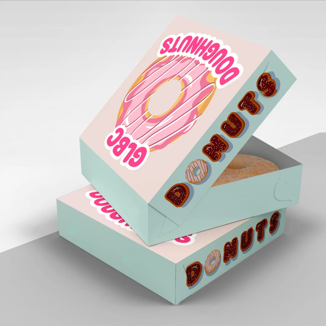 printed donut boxes