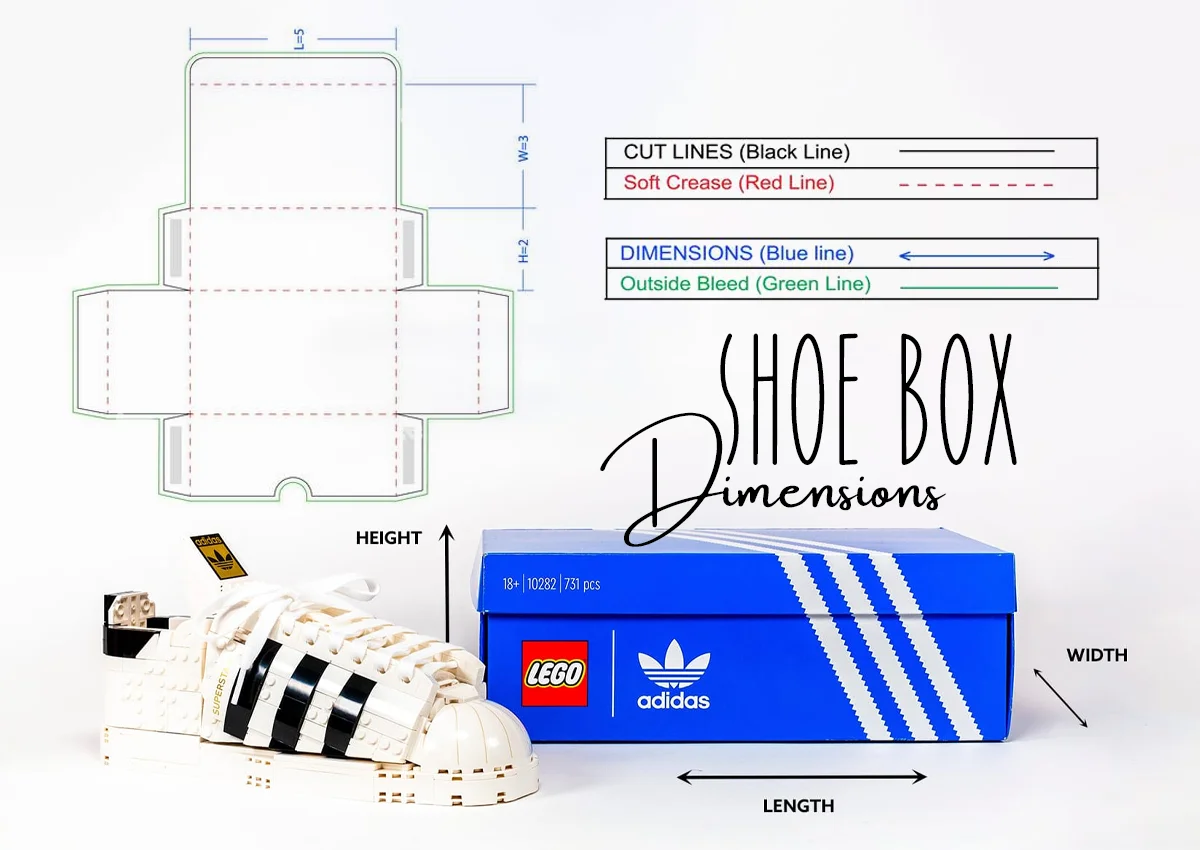 shoe box dimensions